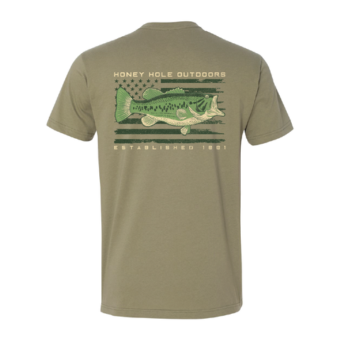 Short Sleeve - Bass Flag