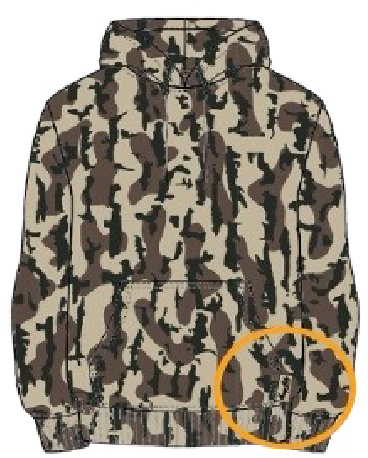 Fleece Hoodie - Duck Boat Camo