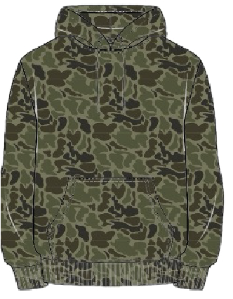 Fleece Hoodie - Duck Camo