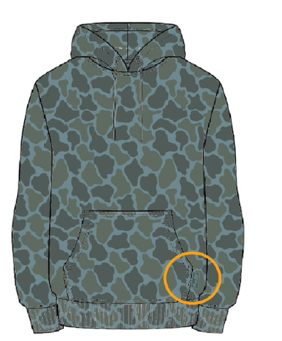 Fleece Hoodie - Frog Skin Camo