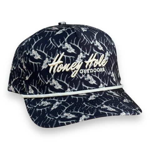 Performance Rope Hat - Heritage - Deer Skulls