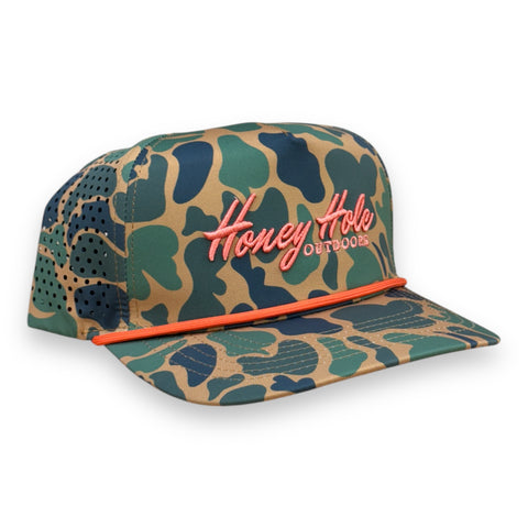 Performance Rope Hat - Duck Camo Blaze