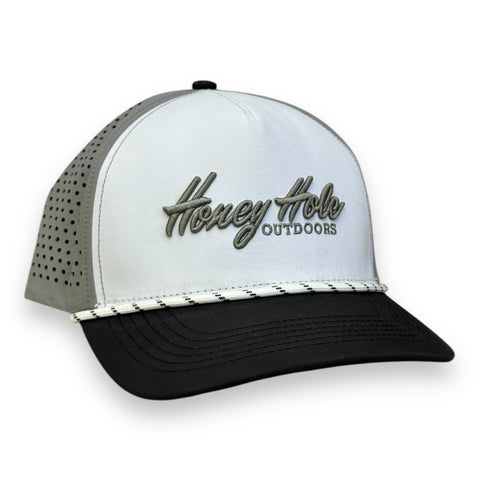 Performance Rope Hat - Heritage White Black