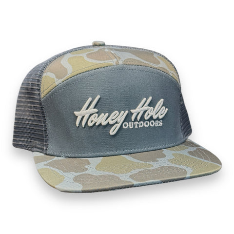 7 Panel Flatbill - Heritage - Frog Skin Camo