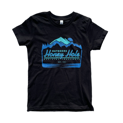 Youth Shirt - Moon Lit - Black